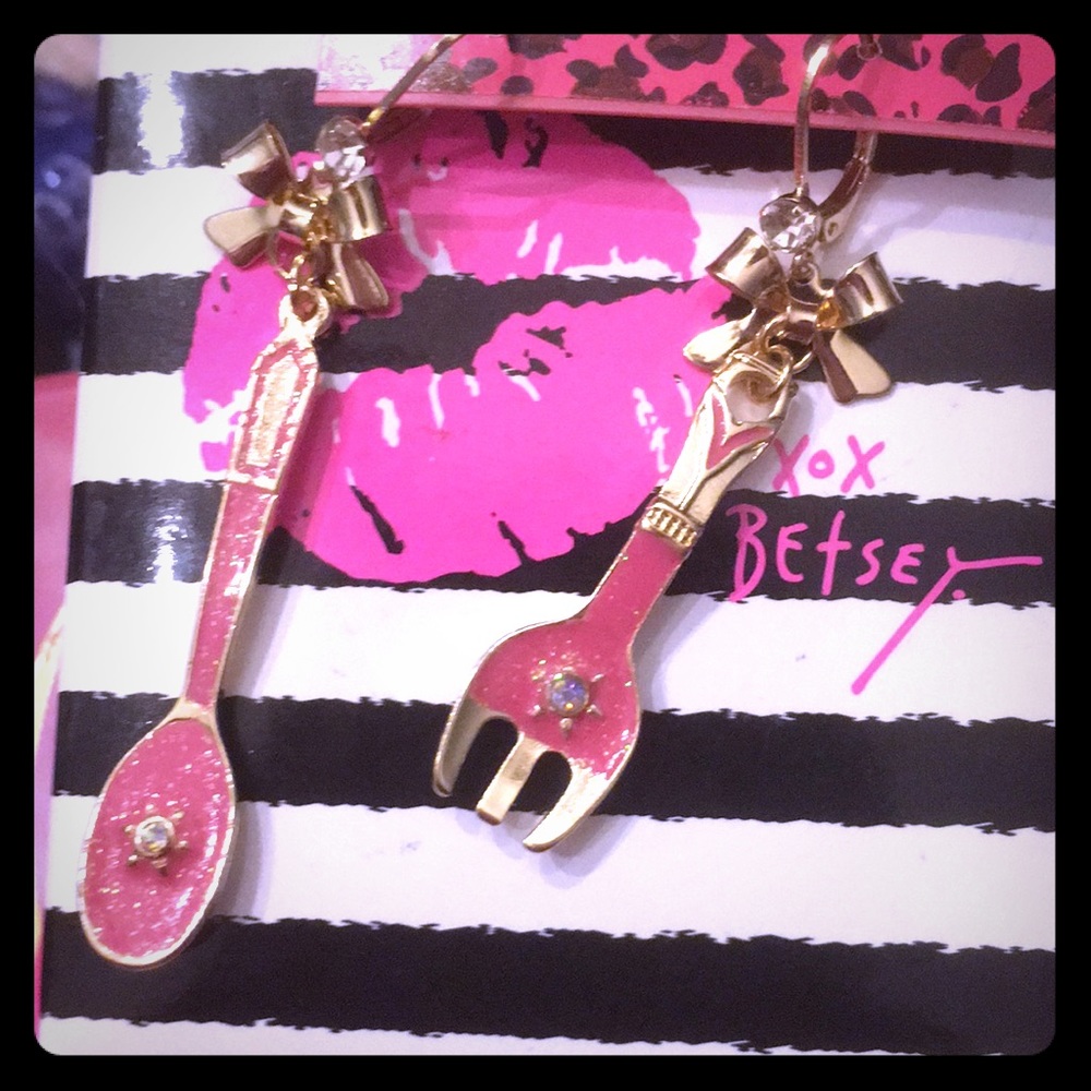 Fork and spoon earrings